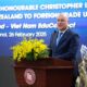 New Zealand prime minister Christopher Luxon speech at the event