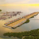 An illustration of the Can Gio International Transshipment Port in Ho Chi Minh City, southern Vietnam. Photo courtesy of VIMC.