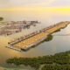 An illustration of the Can Gio International Transshipment Port in Ho Chi Minh City, southern Vietnam. Photo courtesy of the HCMC government's news portal.