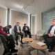 CIP founder and senior partner Jakob Baruël Poulsen (right), Minister of Industry and Trade Nguyen Hong Dien (center, left), Minister of Planning and Investment Nguyen Chi Dung (center, right), and Minister of Health Dao Hong Lan (left), at a meeting in Davos. Photo courtesy of CIP.