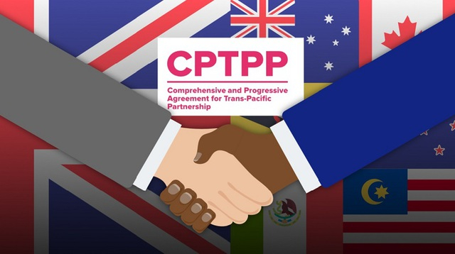 The accession of the UK will take CPTPP’s members to 12, with the new entrant joining Australia, Brunei, Canada, Chile, Japan, Malaysia, Mexico, New Zealand, Peru, Singapore and Vietnam. Illustration courtesy of the Vietnamese government's news portal.