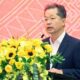 Nguyen Van Quang, Party chief of Danang, speaks at a meeting with Prime Minister Pham Minh Chinh in the city, February 9, 2025. Photo courtesy of the government's news portal.