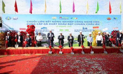 De Heus holds a groundbreaking ceremony for three projects in Tay Ninh province, southern Vietnam, February 24, 2025. Photo courtesy of Saigon Giai Phong (Liberated Saigon) newspaper.