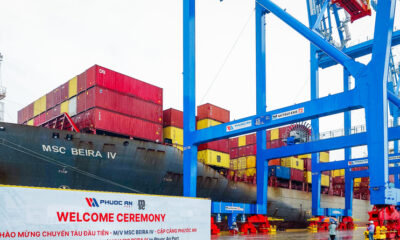 Phuoc An Port, the largest seaport in the southern province of Dong Nai, southern Vietnam, received the first ship from MSC, the world’s largest shipping line, on February 13, 2025. Photo by The Investor/Vu Pham.