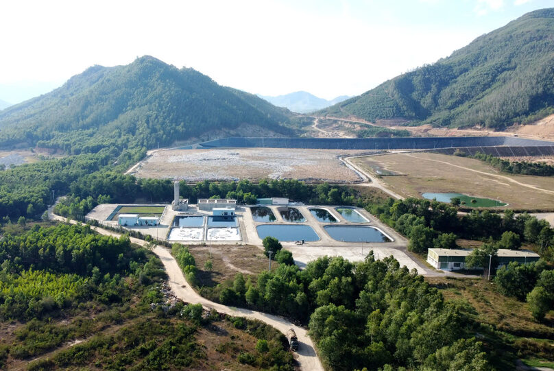 The site set for the Long My solid waste treatment plant project in Quy Nhon town, Binh Dinh province, south-central Vietnam. Photo by The Investor/Nguyen Tri.