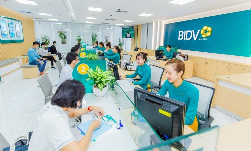 An office of state-controlled BIDV. Photo courtesy of Thi truong Tai chinh Tien te (Monetary and Finacial Market) magazine.