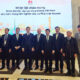 Bac Ninh Chairman Vuong Quoc Tuan (fifth, left) visits Huawei headquarters in Beijing, on February 20, 2025. Photo courtesy of Bac Ninh news portal.