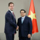 Vietnamese Prime Minister Pham Minh Chinh (right) meets with CEO of PPF GroupJiri Smejc in Prague on January 19, 2025. Photo courtesy of the Vietnamese government's news portal.