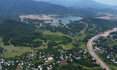 Aerial view of Hoa Ninh commune, Hoa Vang district, Danang city, central Vietnam. Photo courtesy of Nguoi Lao Dong (Laborer) newspaper.