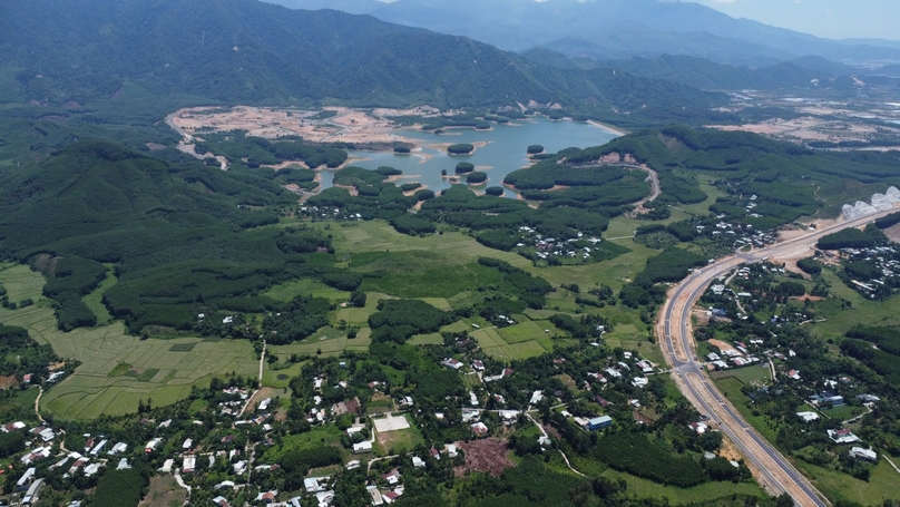 Aerial view of Hoa Ninh commune, Hoa Vang district, Danang city, central Vietnam. Photo courtesy of Nguoi Lao Dong (Laborer) newspaper.