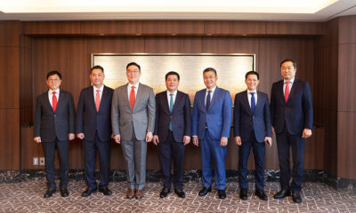 LS Eco Energy CEO Lee Sang-ho (left, second) and Vietnamese Minister of Industry and Trade Nguyen Hong Dien (center) at a meeting in Seoul on February 25, 2025. Photo courtesy of LS Eco Energy.