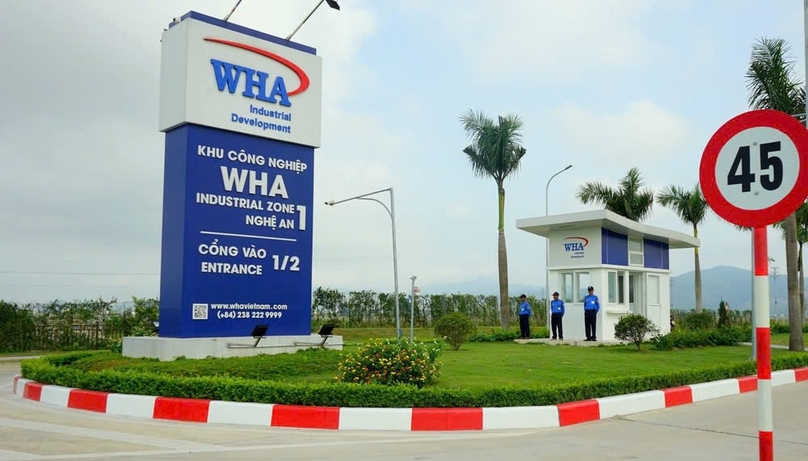 The WHA Industrial Zone 1 in Dien Chau district, Nghe An province, central Vietnam. 