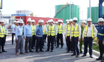 A delegation of Petrovietnam, PV Power, and Dong Nai province visits Nhon Trach 3 LNG-fired power plant in Dong Nai, southern VIetnam, February 3, 2025. Photo courtesy of Petrovietnam.