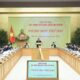 PM Pham Minh Chinh (standing) chairs a meeting of the national steering committee on nuclear power plant construction in Hanoi, February 4, 2025. Photo courtesy of Nhan Dan (The People) newspaper.