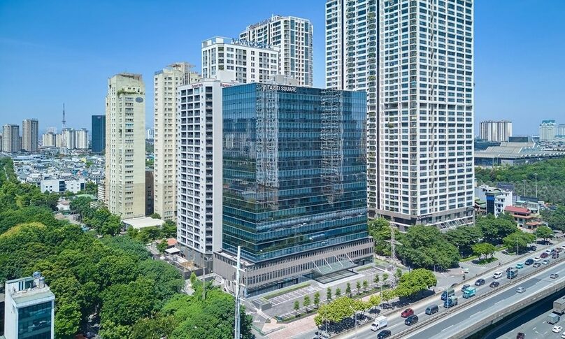 Taisei Square Hanoi office building in Hanoi. Photo courtesy of the building.