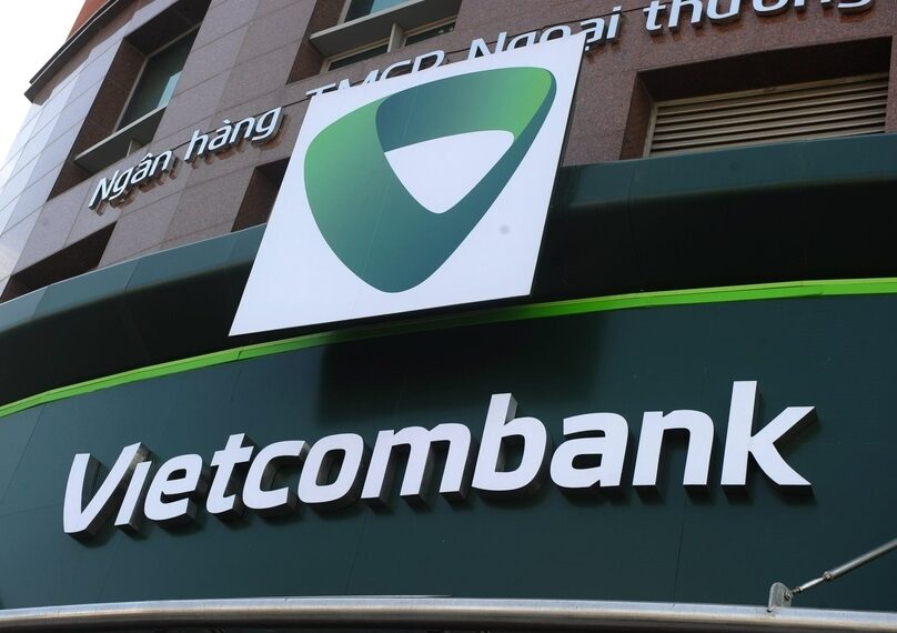 Logo of Vietcombank. Photo courtesy of the bank.