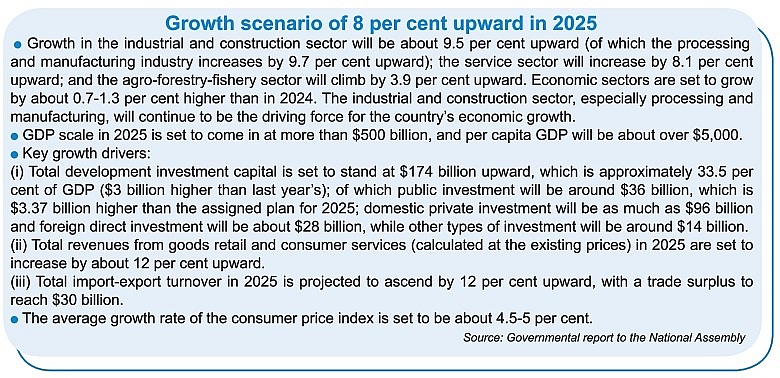 Vietnam pursues tougher growth goal