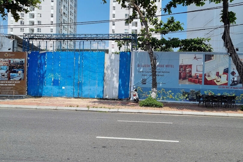 The land plot at 16 Bach Dang street, Hai Chau district, Danang city, central Vietnam. Photo by The Investor/An Khang.