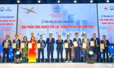 The ceremony to honour Hanoi's key industrial products.