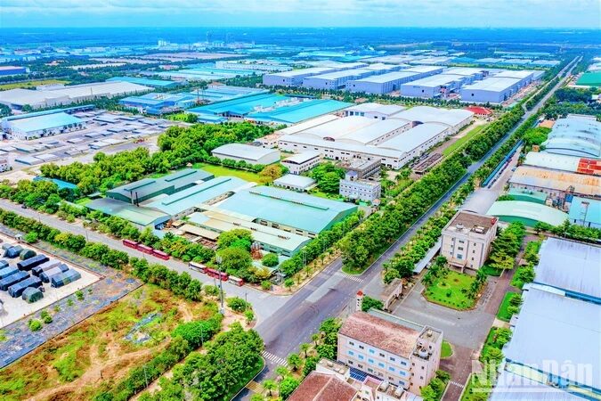 An industrial park in Dong Nai with investment from Sonadezi Corporation.