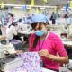 Photo: Manufacturing clothes for export at Tien Hung Garment Company, Hung Yen Province.