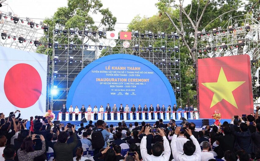 Ho Chi Minh City Metro Line 1 officially inaugurated