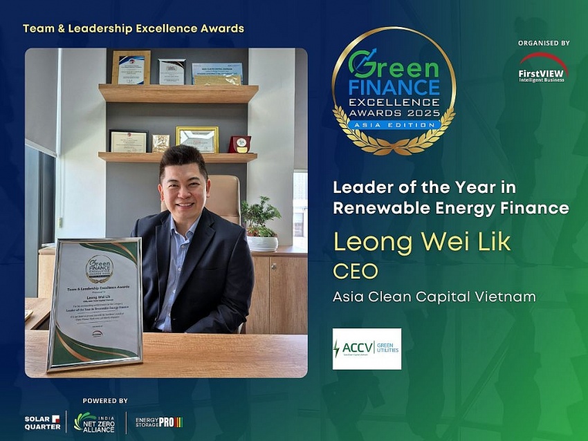 Asia Clean Capital Vietnam receives prestigious awards and sets ambitious goals for 2025 and beyond