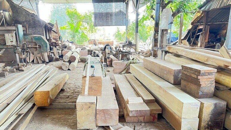 Huong Ngai Craft Village in Huong Ngai Commune, Thach That District, Hanoi. (Photo: TUAN ANH)