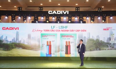 Ho Quang Nhan, CEO of CADIVI, expects that the introduction of LF and LSHF electric cables will bring optimal solutions for green and eco-friendly buildings.