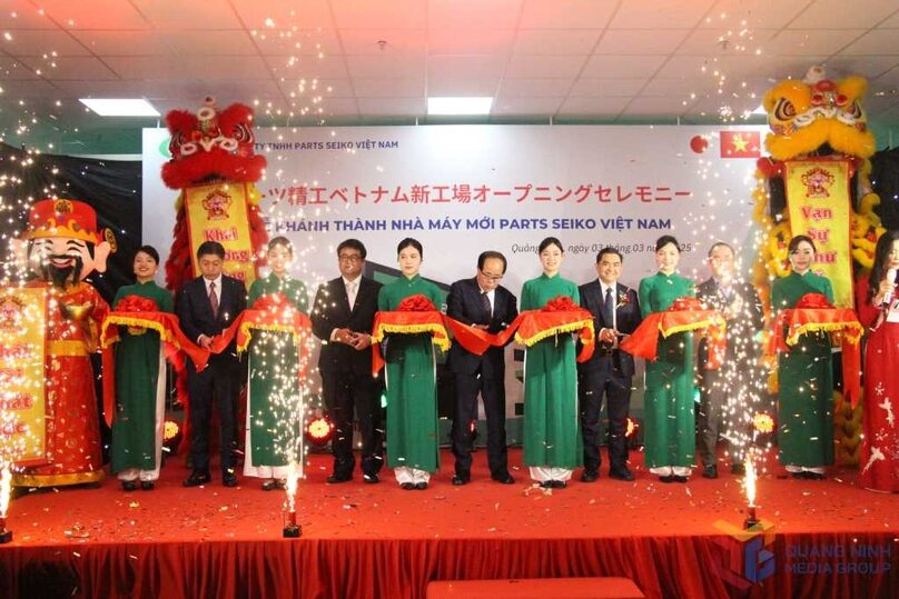 Parts Seiko holds an inaugural ceremony in Quang Ninh province, northern Vietnam on March 3, 2025. Photo courtesy of Quang Ninh newspaper.