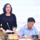 Deputy Minister of Industry and Trade Phan Thi Thang speaks at the Government's regular press conference in Hanoi on August 5. (Photo: VNA)