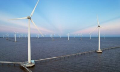 A sea-based wind power project in Bac Lieu province, Mekong Delta, southern Vietnam. Photo courtesy of Market Times magazine.